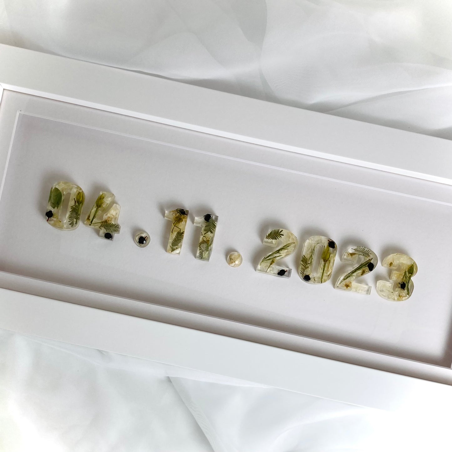 Flower Preservation framed date