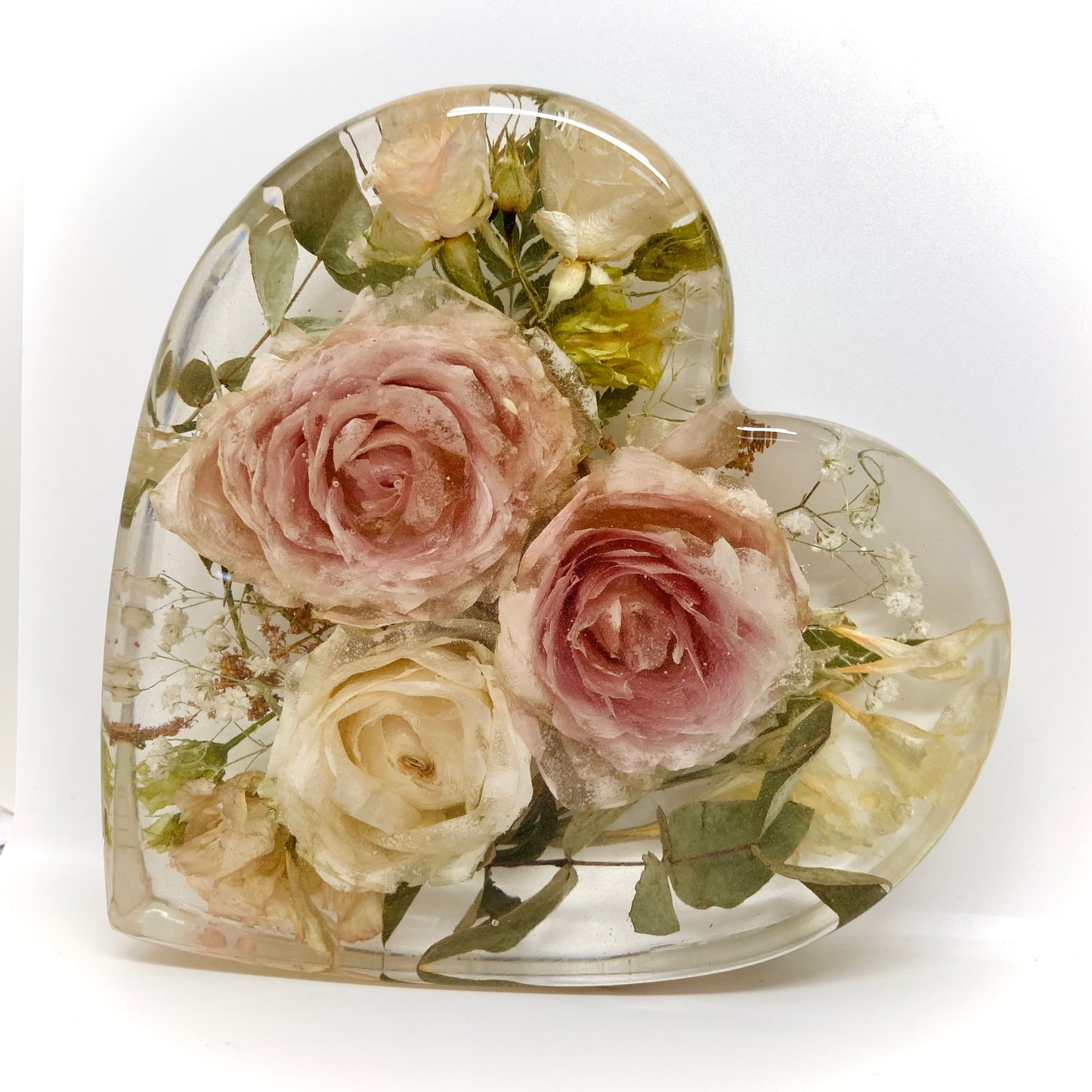 Flower Preservation 20cm heart ornament