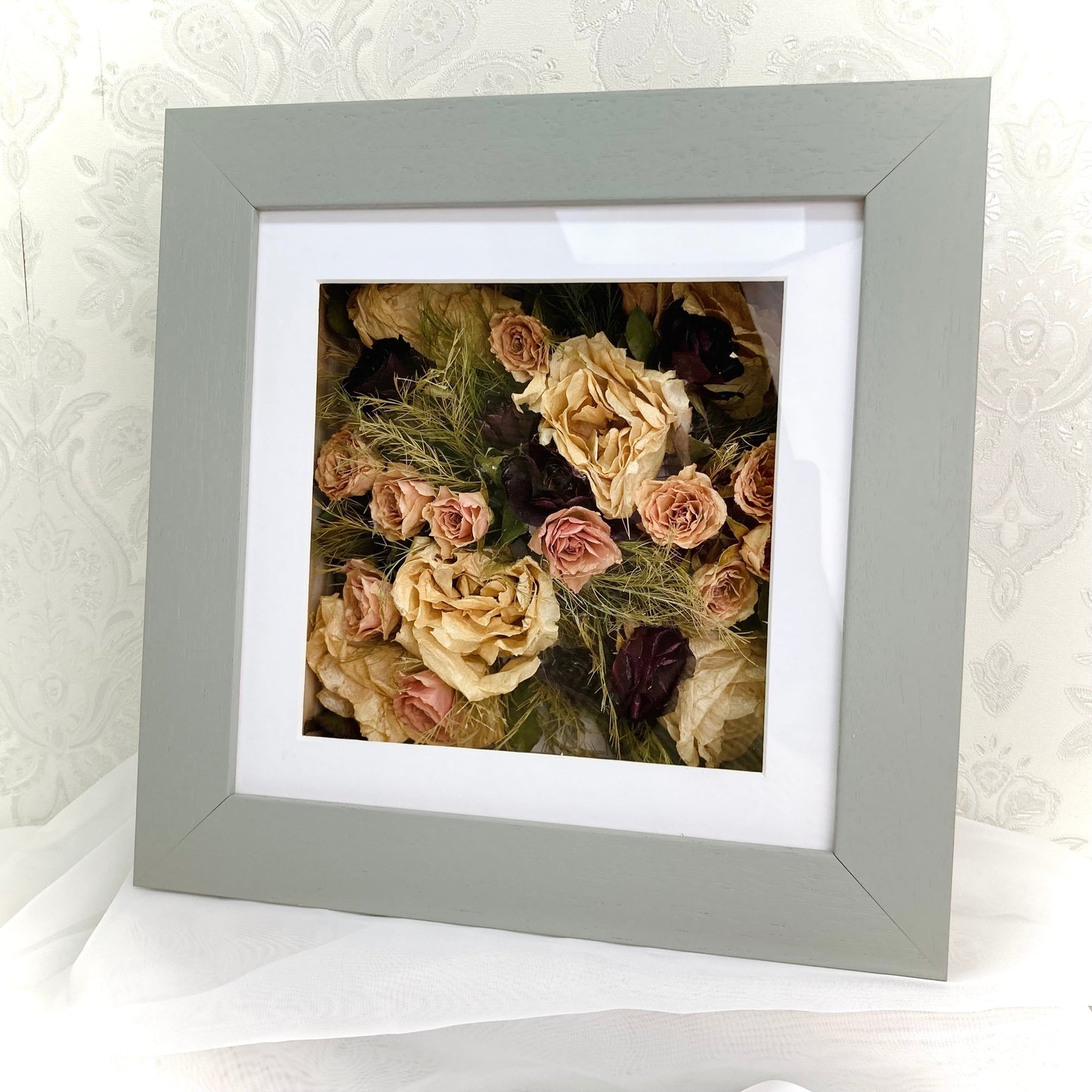 Flower Preservation mini buttonhole/single flower frame