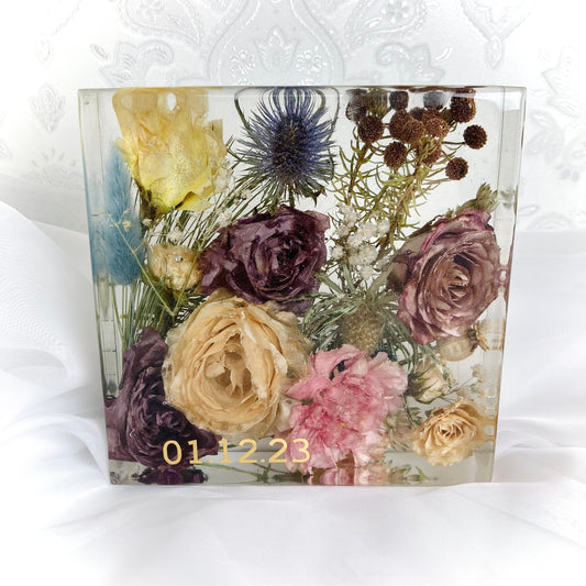 Flower Preservation 15cm display block