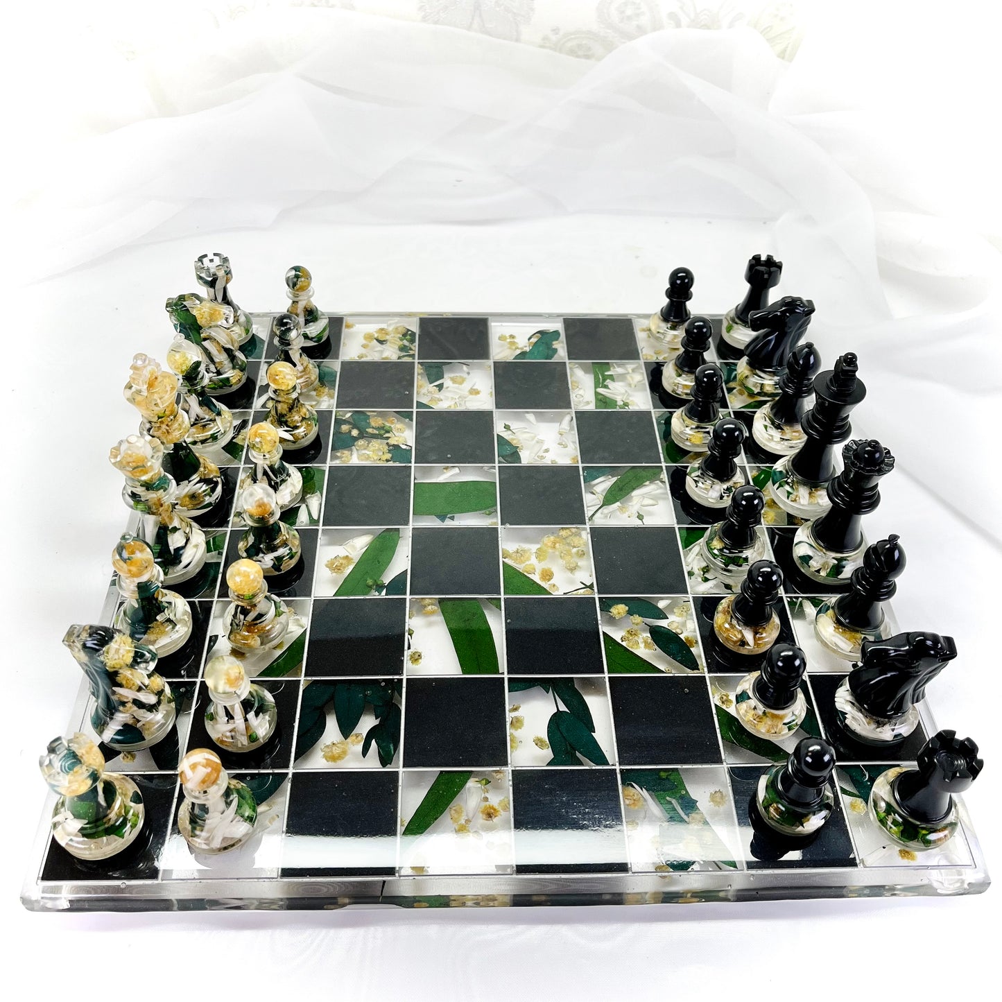 Flower Preservation Chess set