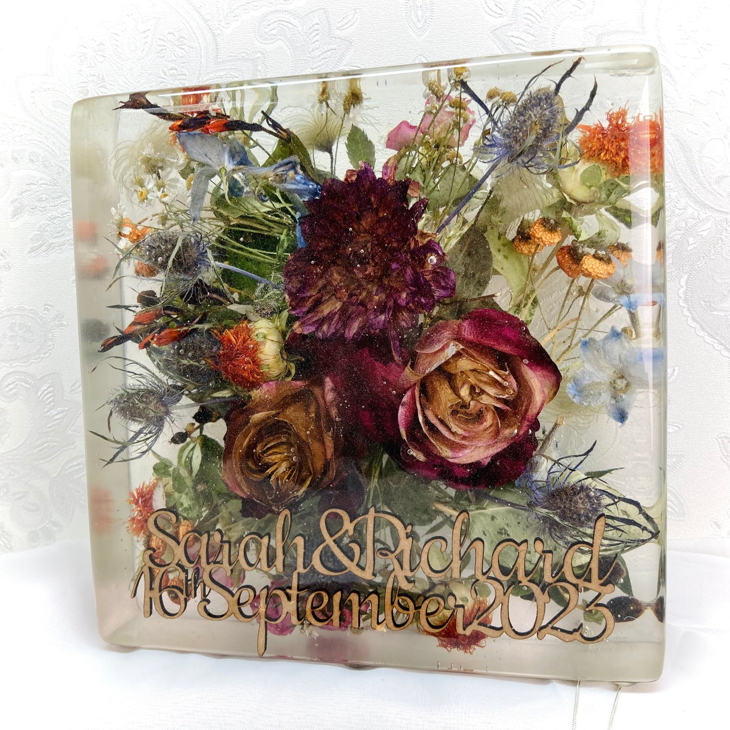 Flower Preservation 20cm display block