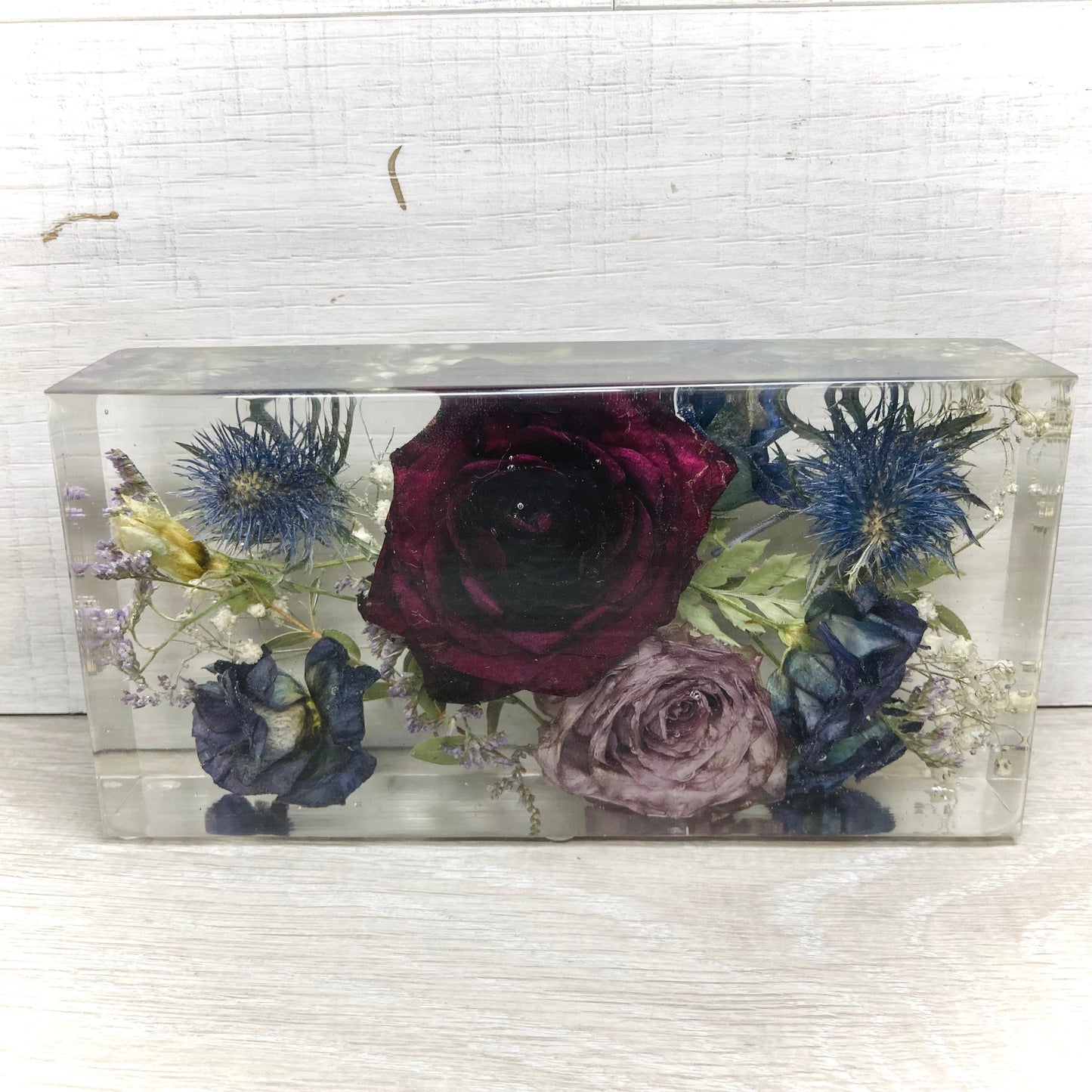 Flower Preservation 20x10cm display block