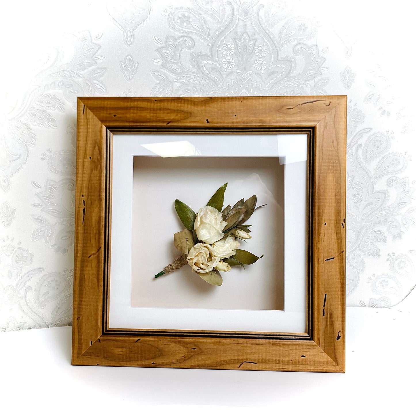 Flower Preservation mini buttonhole/single flower frame