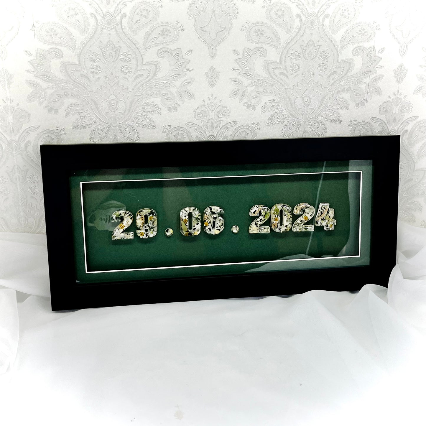 Flower Preservation framed date
