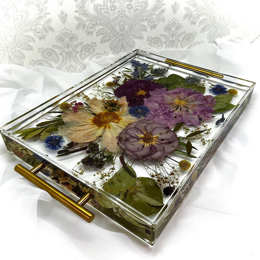 Flower Preservation lipped tray