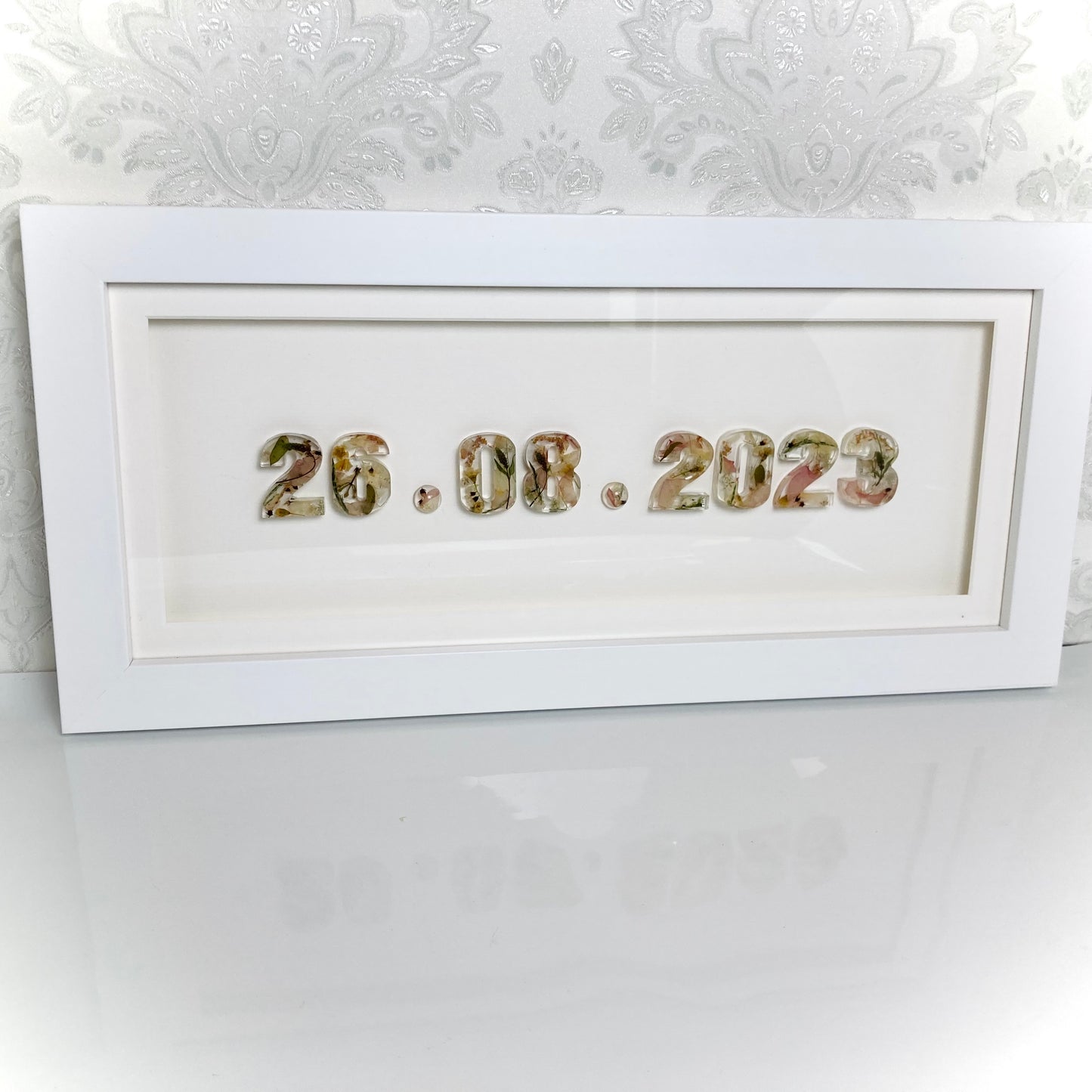 Flower Preservation framed date