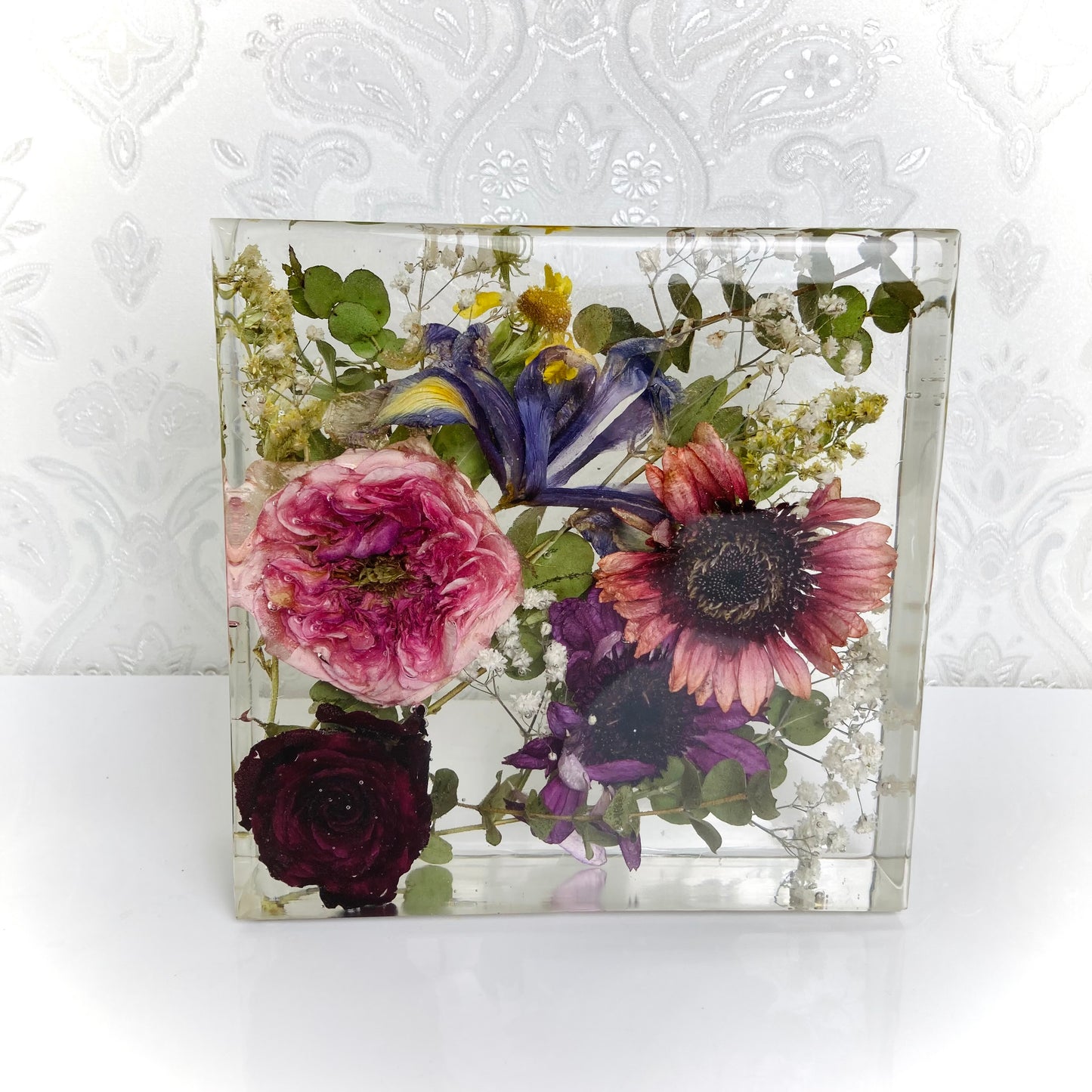Flower Preservation 15cm display block