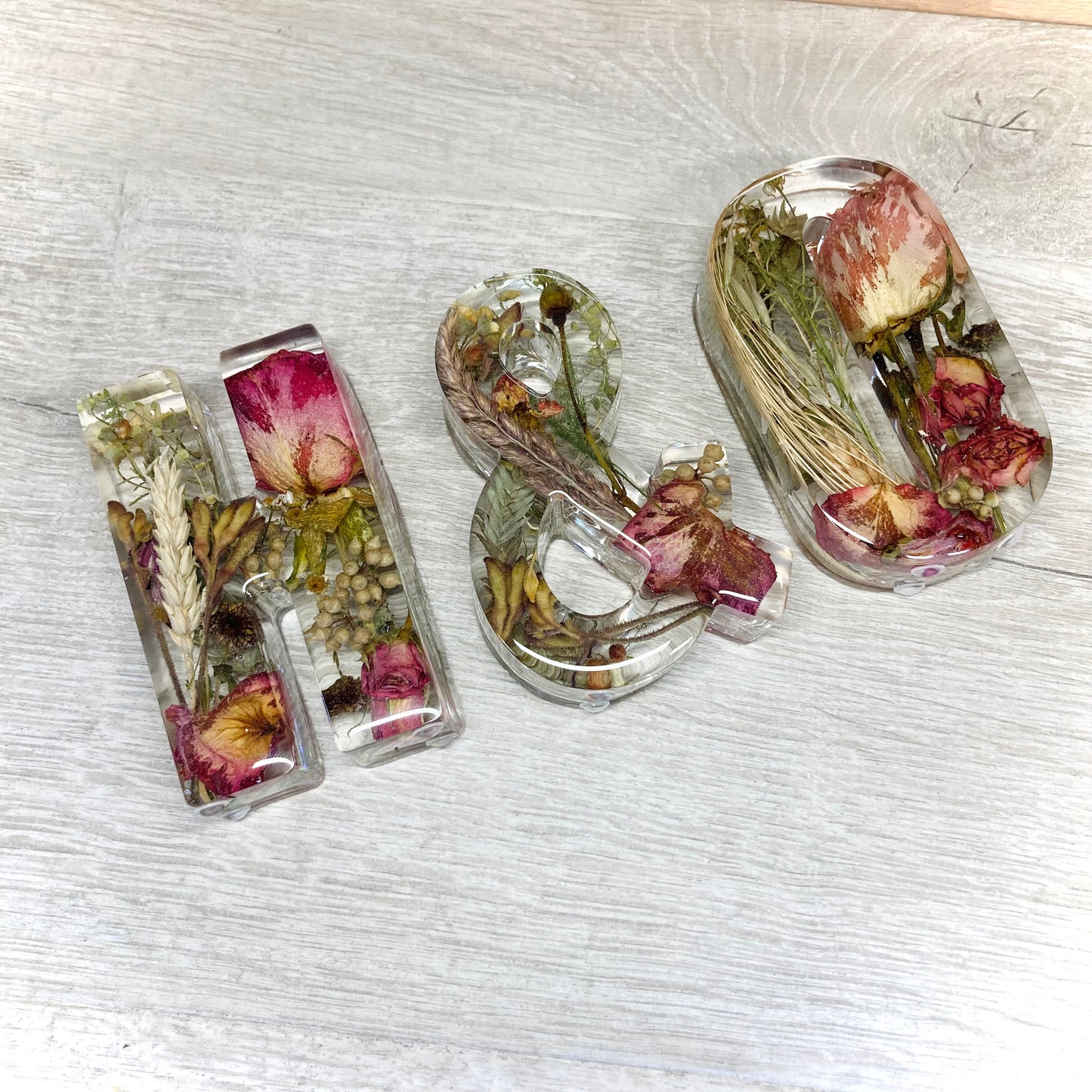 Flower Preservation 11cm letters