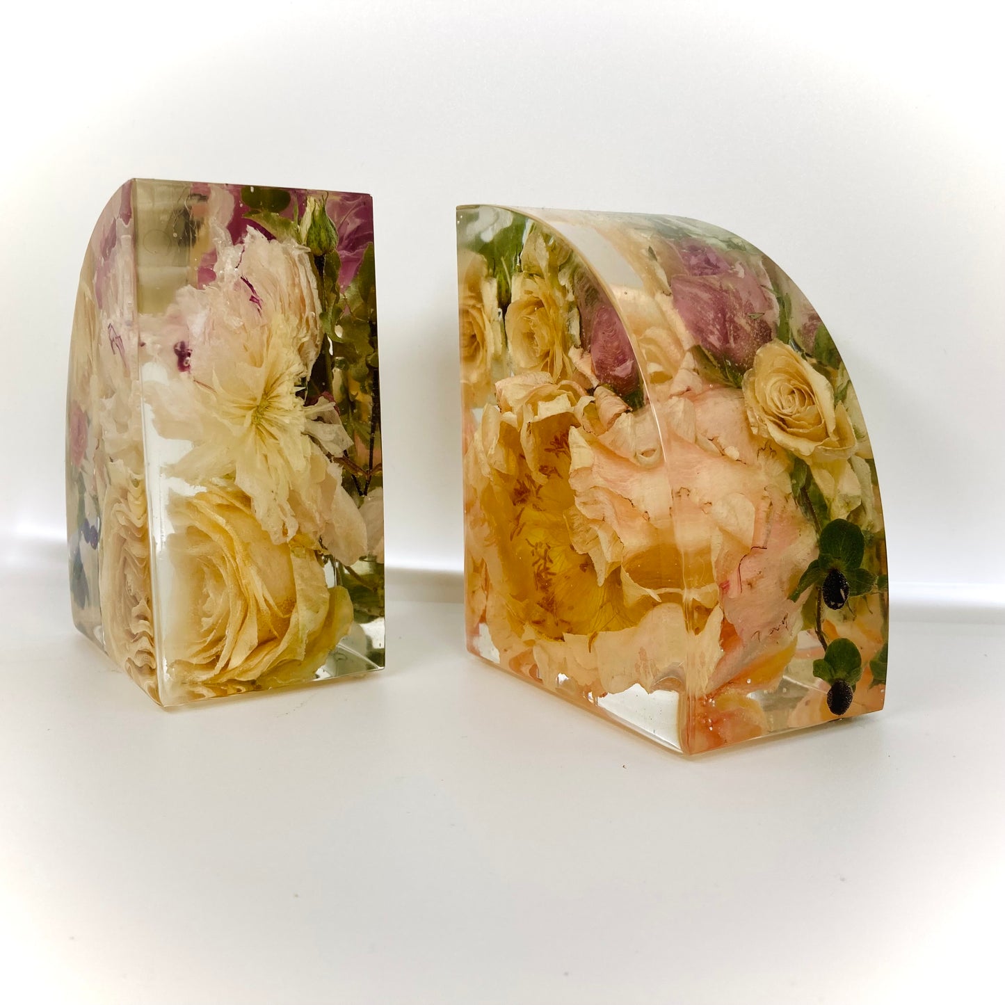 Flower Preservation Book Ends