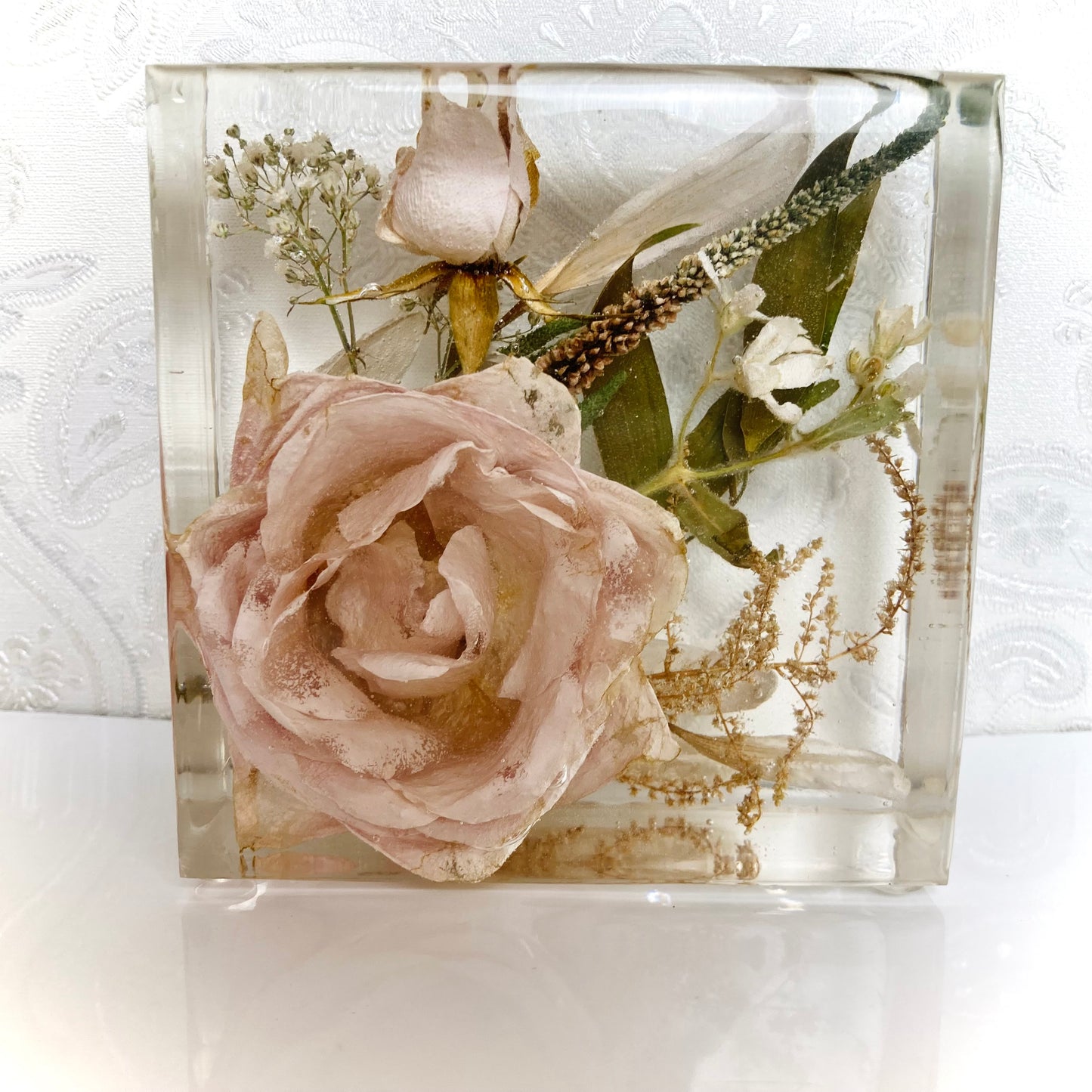 Flower Preservation 10cm display block