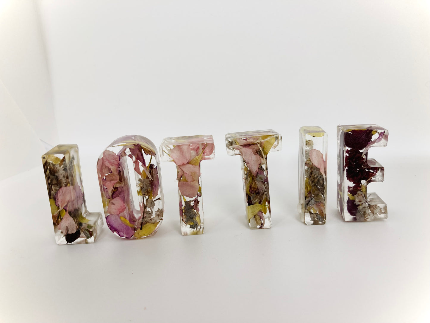 Flower Preservation 5cm letters