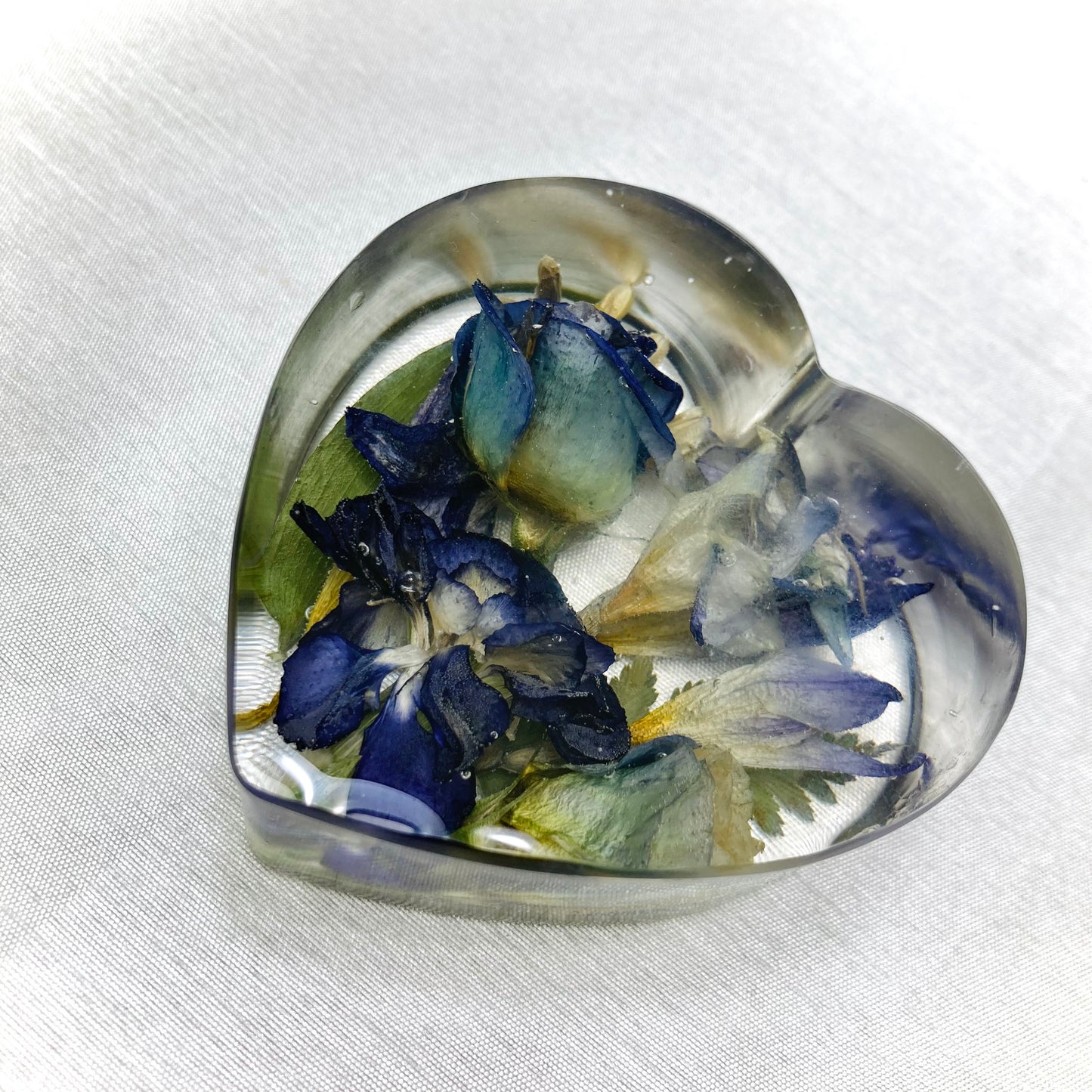 Flower Preservation 8cm heart ornament