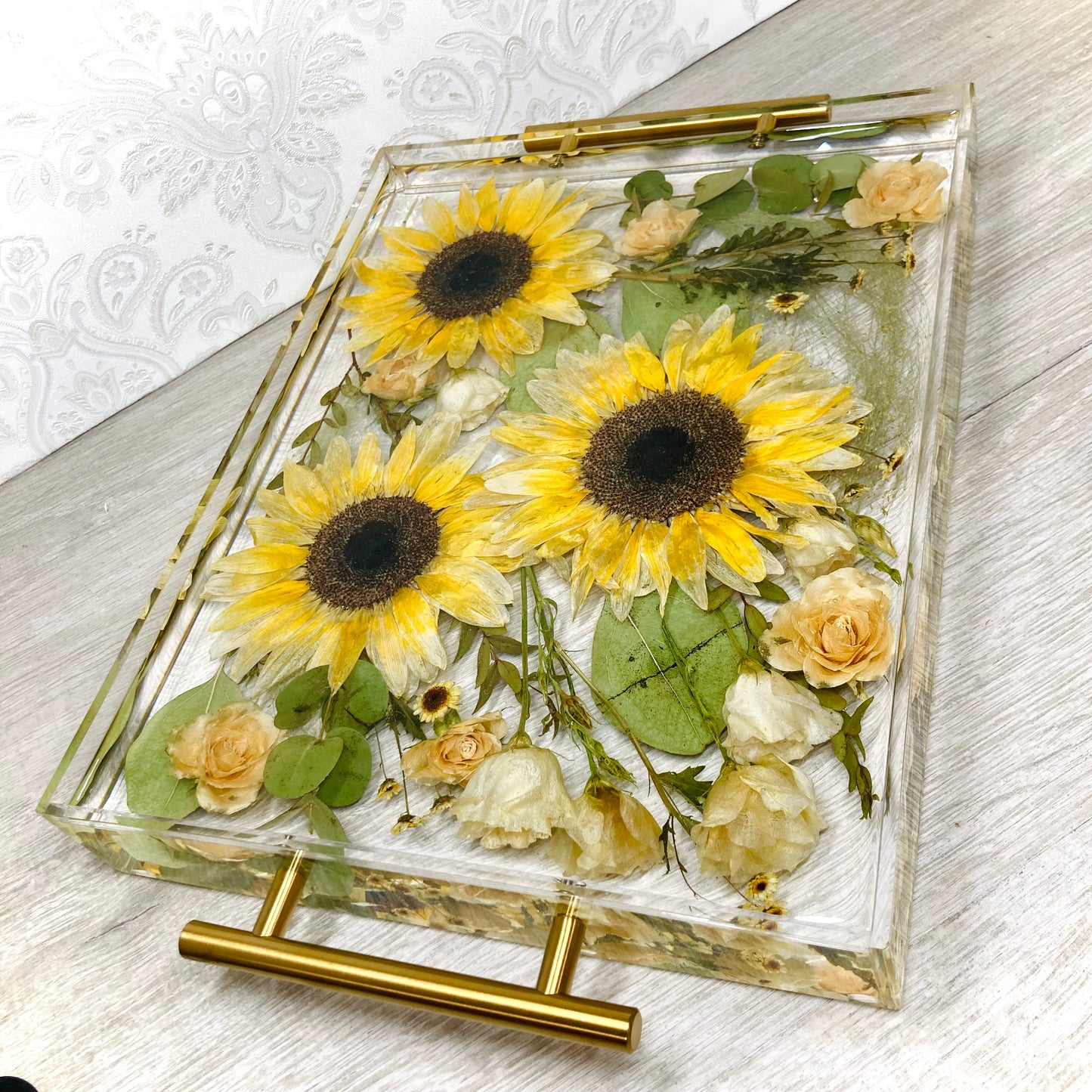 Flower Preservation lipped tray