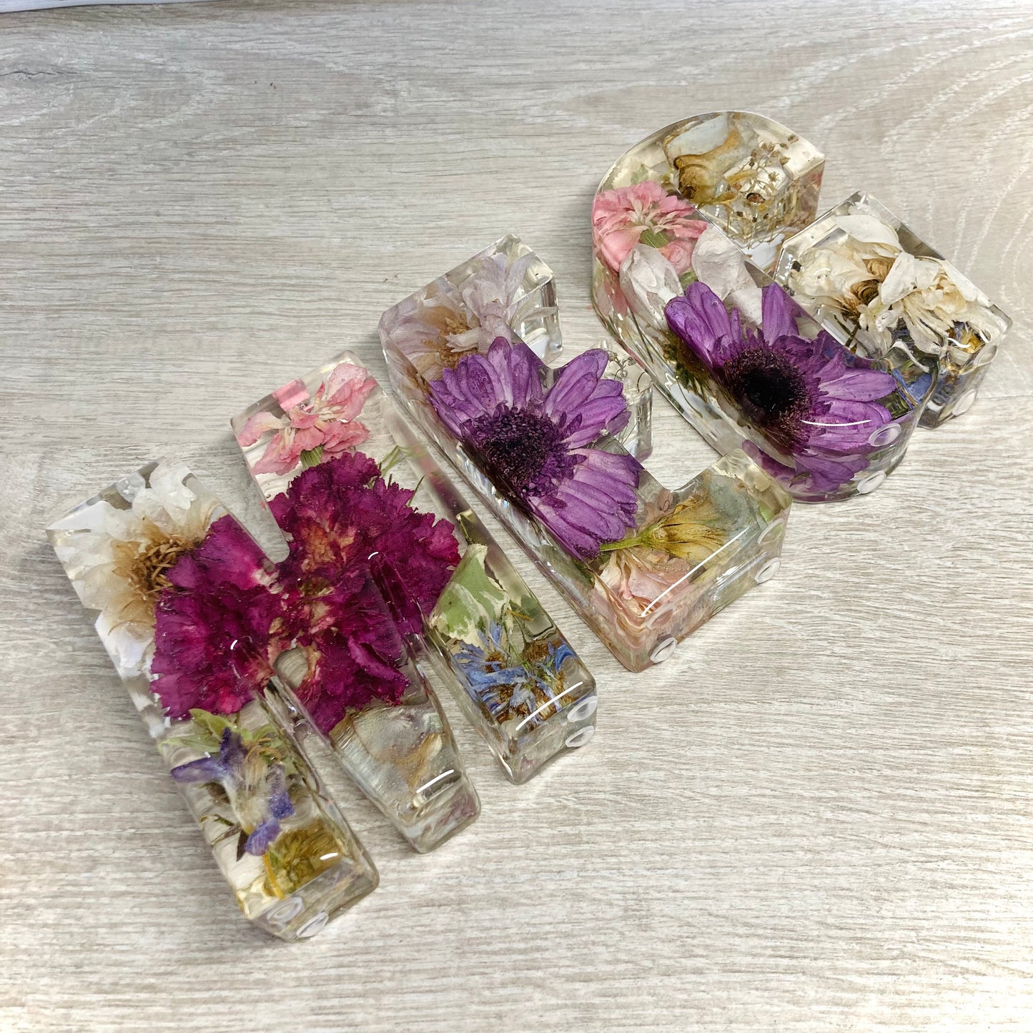 Flower Preservation 11cm letters