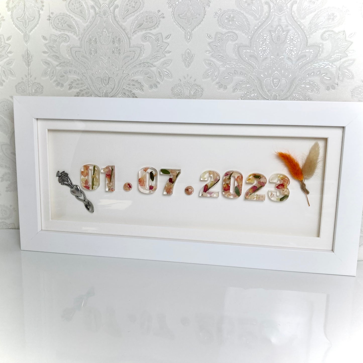 Flower Preservation framed date