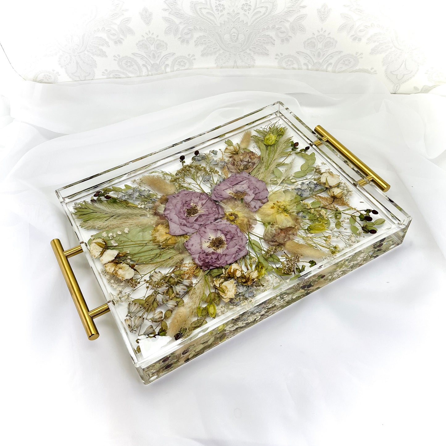 Flower Preservation lipped tray