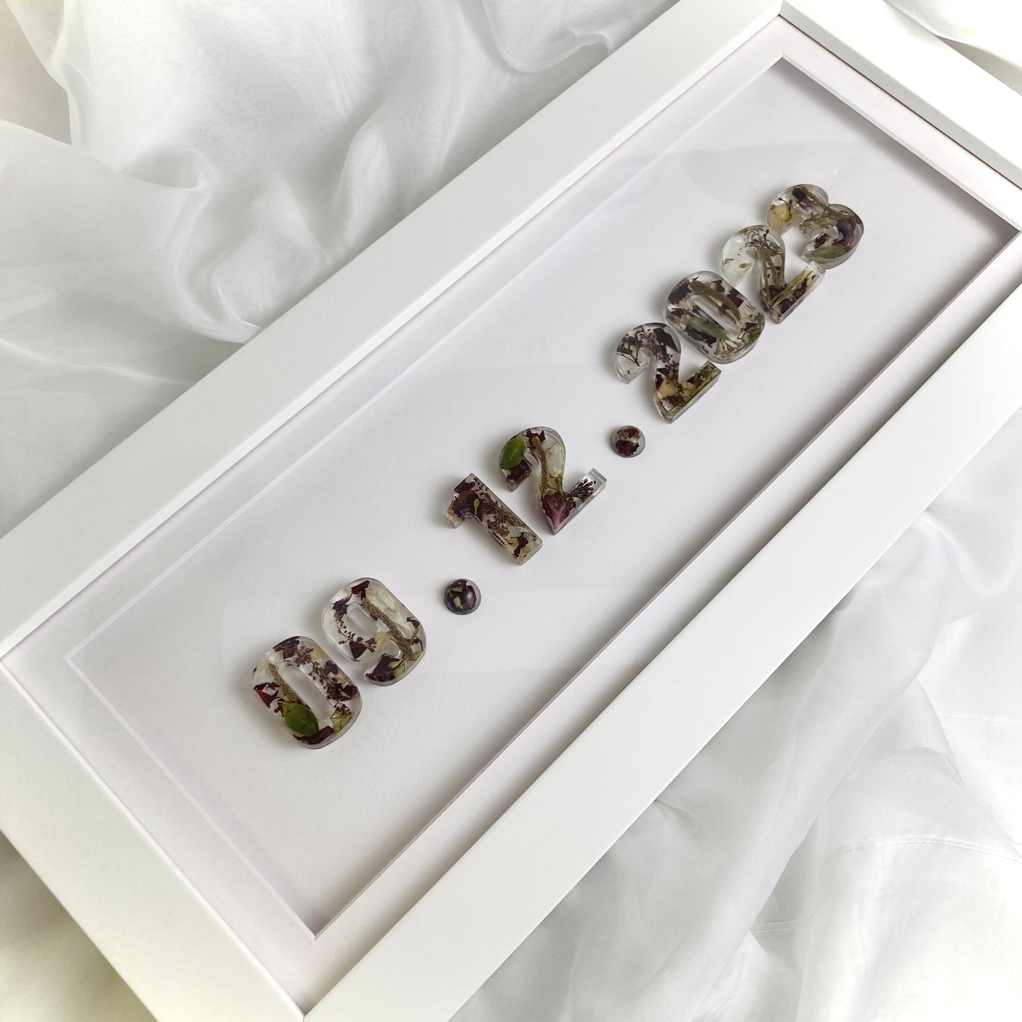 Flower Preservation framed date
