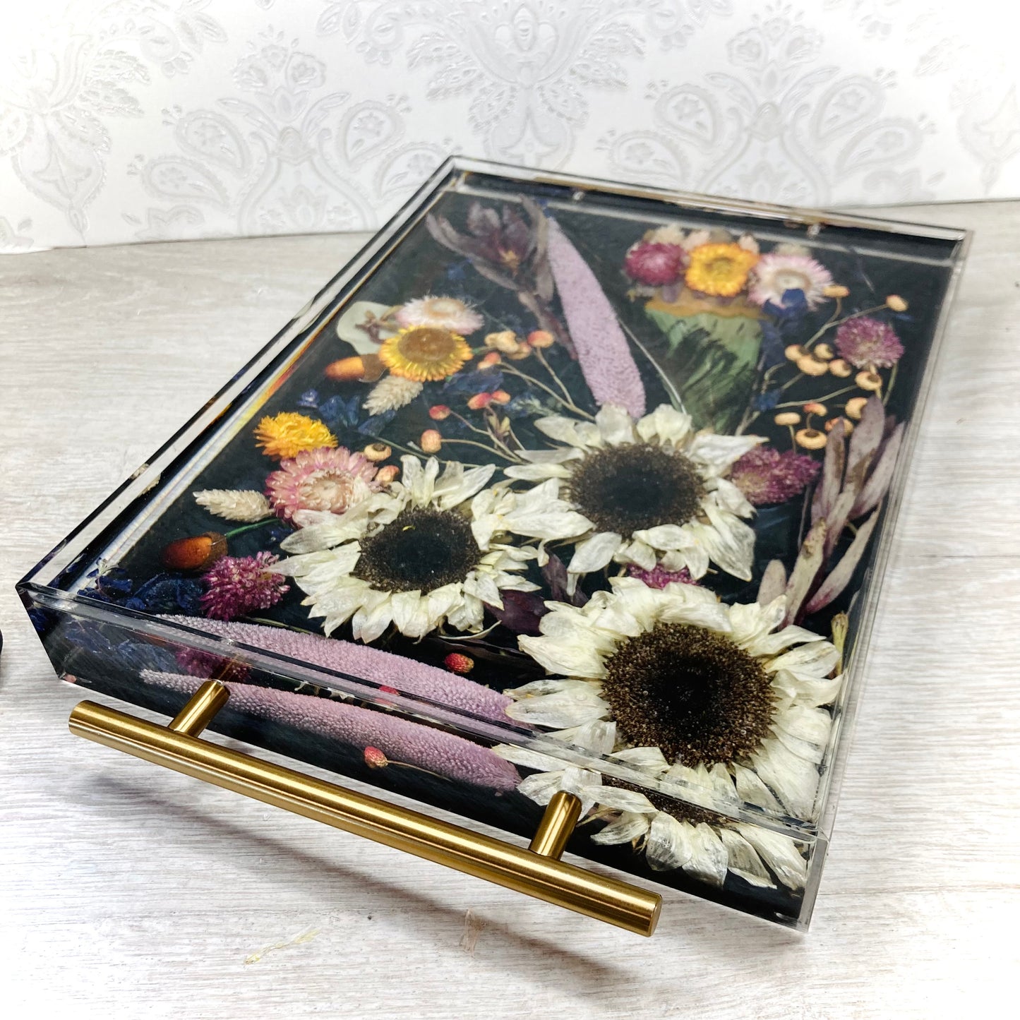 Flower Preservation lipped tray