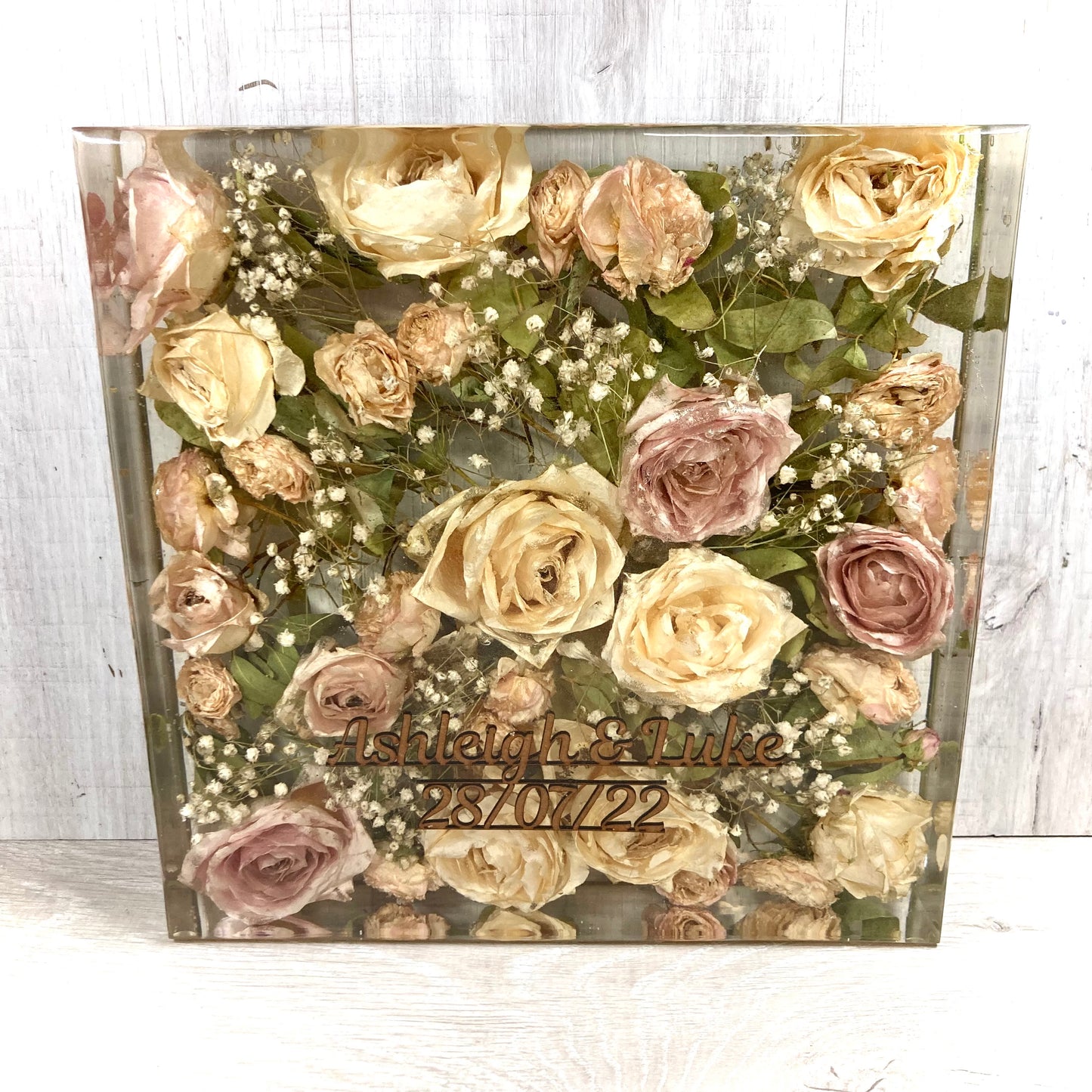 Flower Preservation 30cm display block