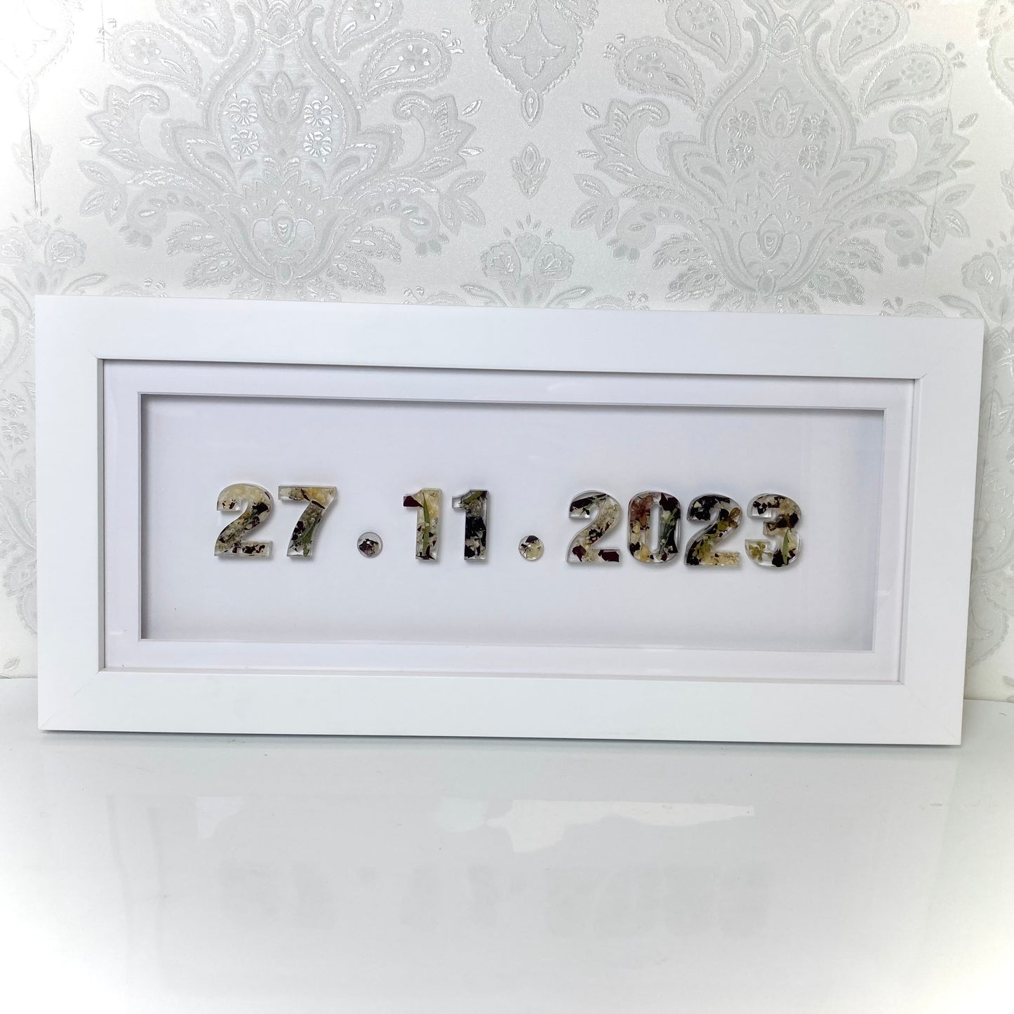 Flower Preservation framed date