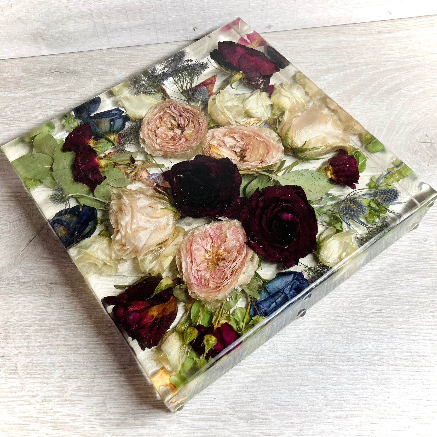Flower Preservation 25cm display block