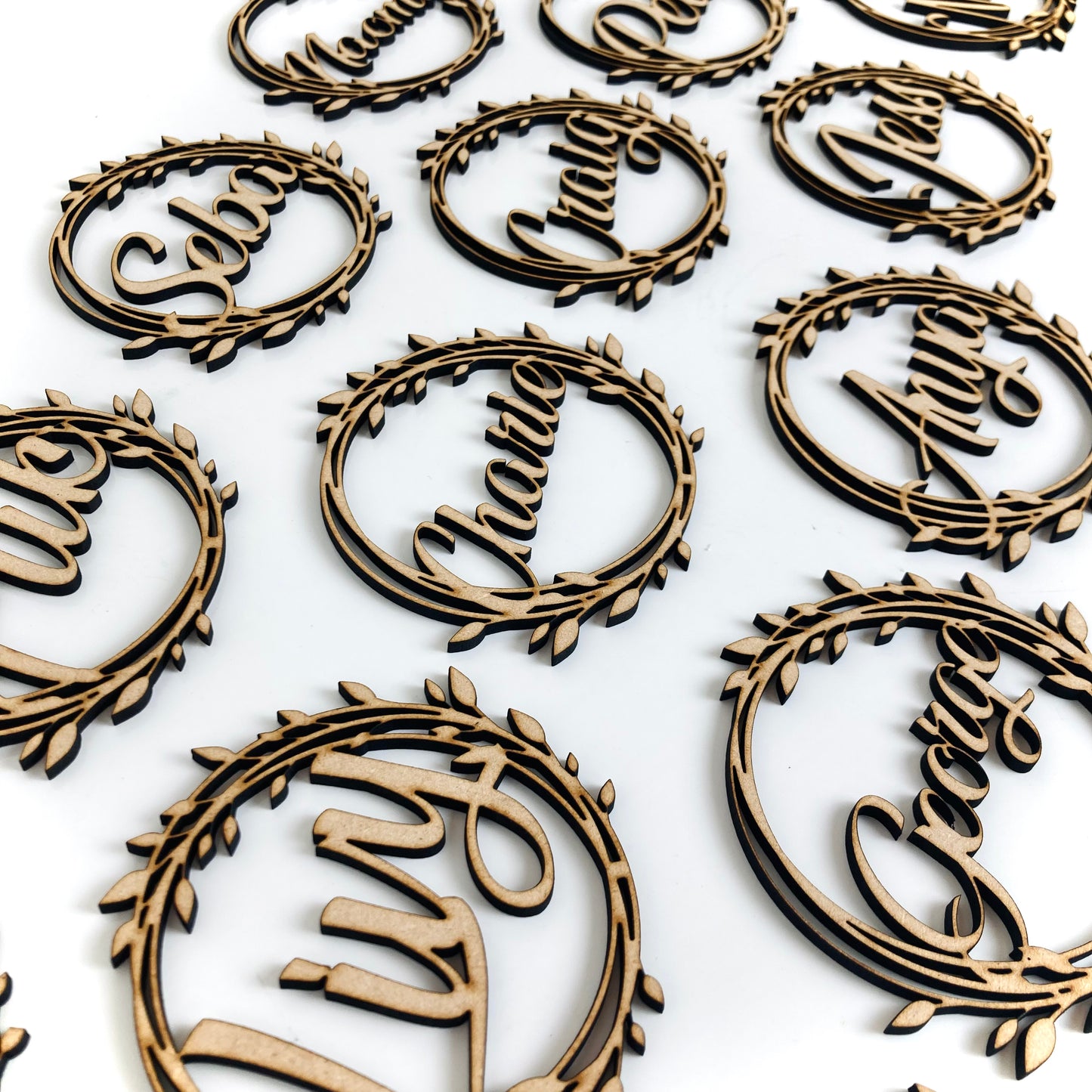 Floral circle place names