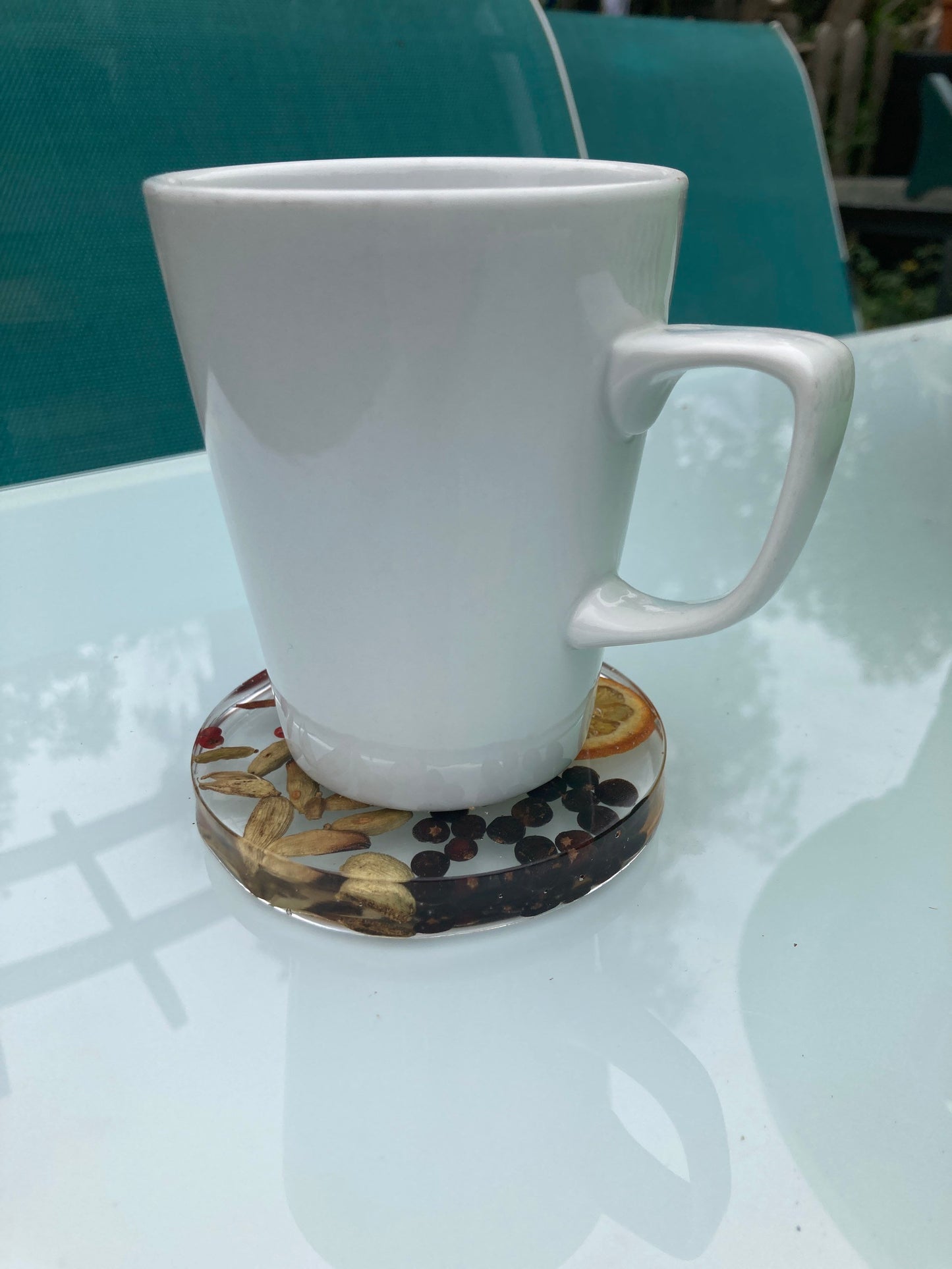 mug on coaster