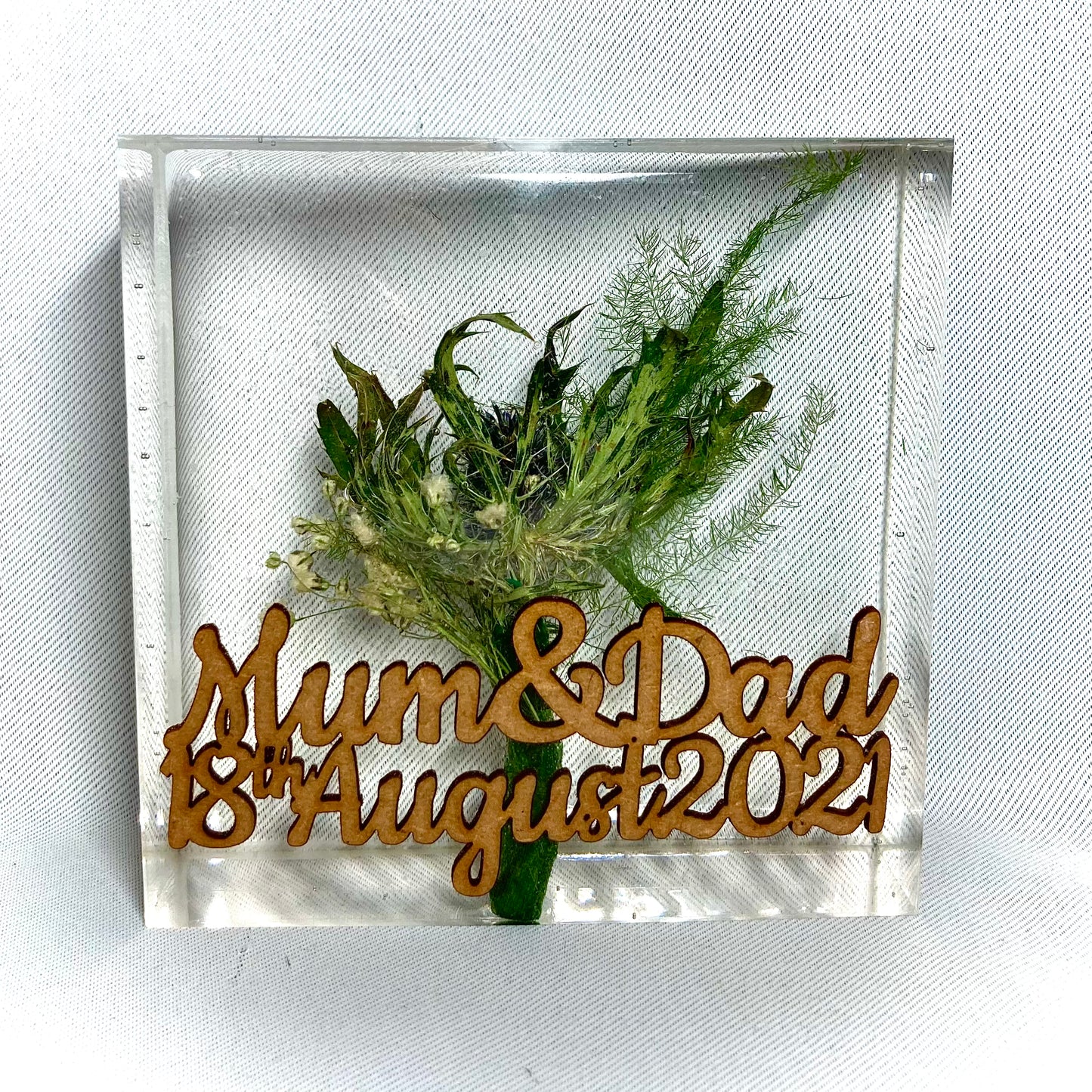 Flower Preservation 10cm display block