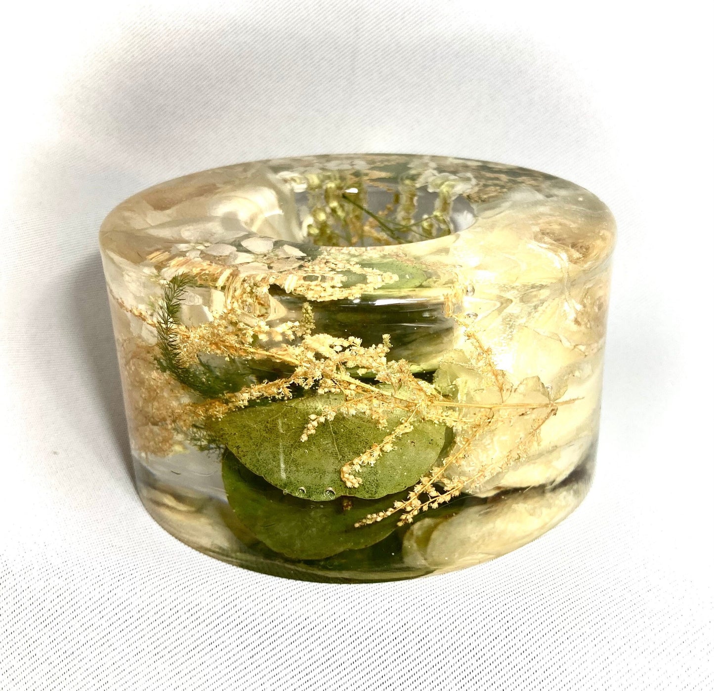 Flower Preservation cylinder tealight holder - medium