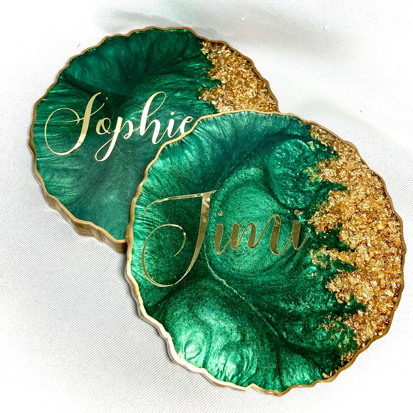 Personalised Geode Coaster
