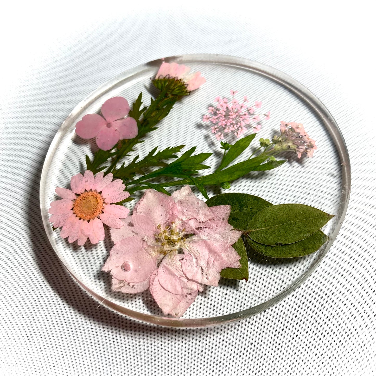 Pink Floral Coasters