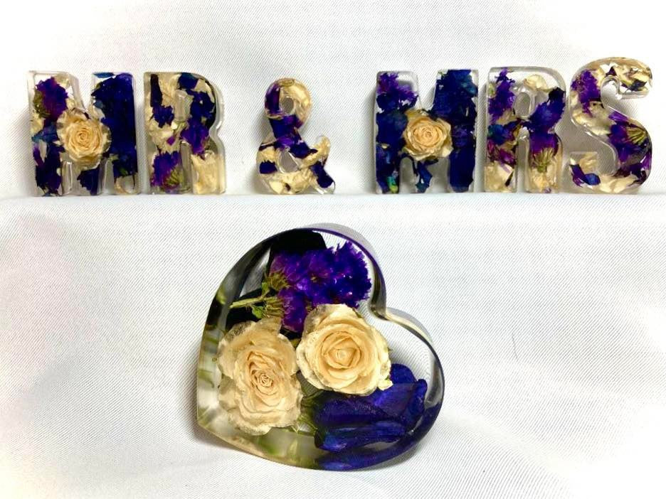 Flower Preservation 5cm letters