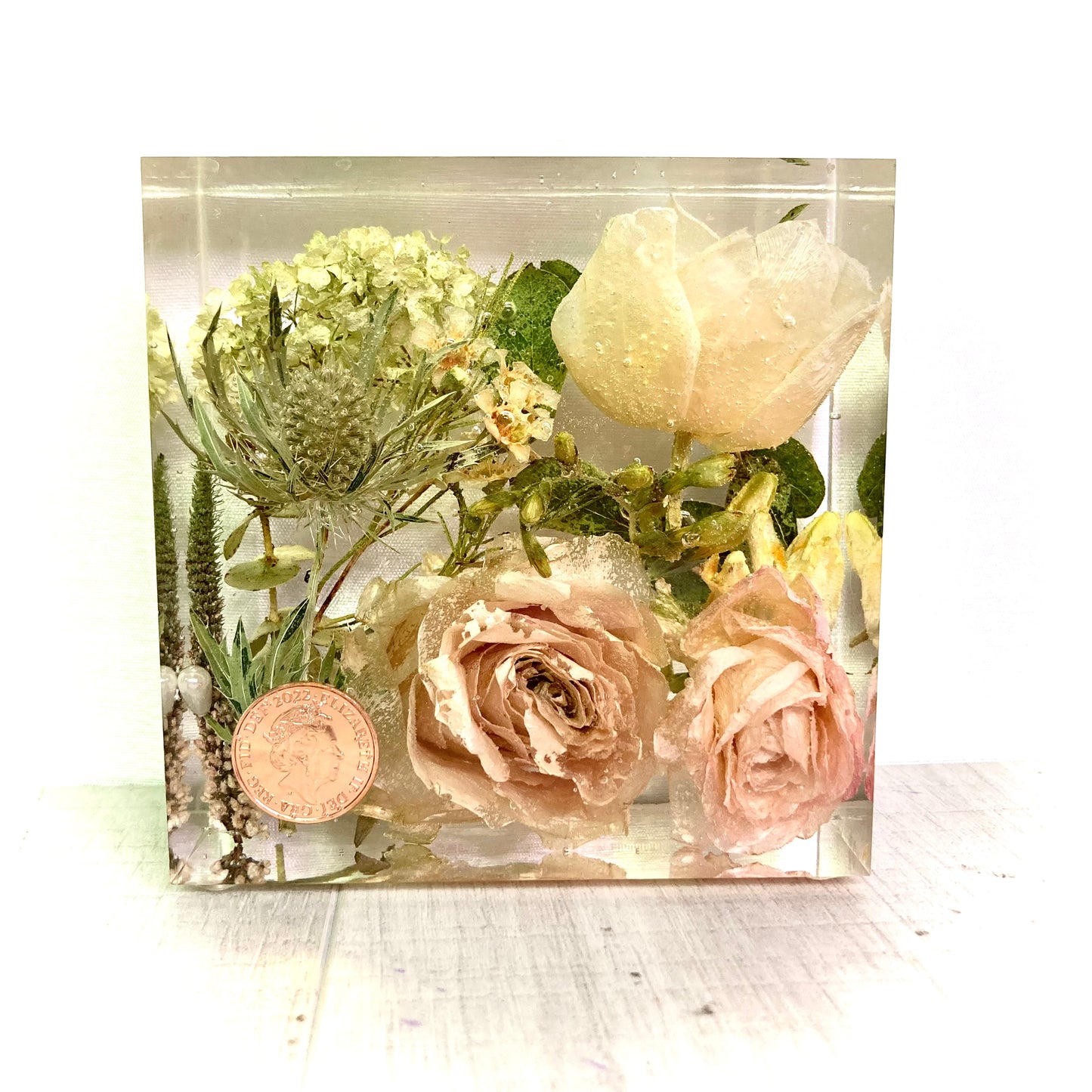Flower Preservation 10cm display block