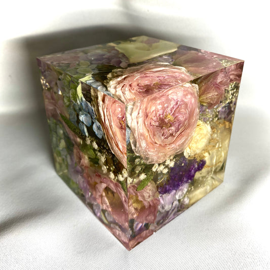 Mixed Floral 10cm cube