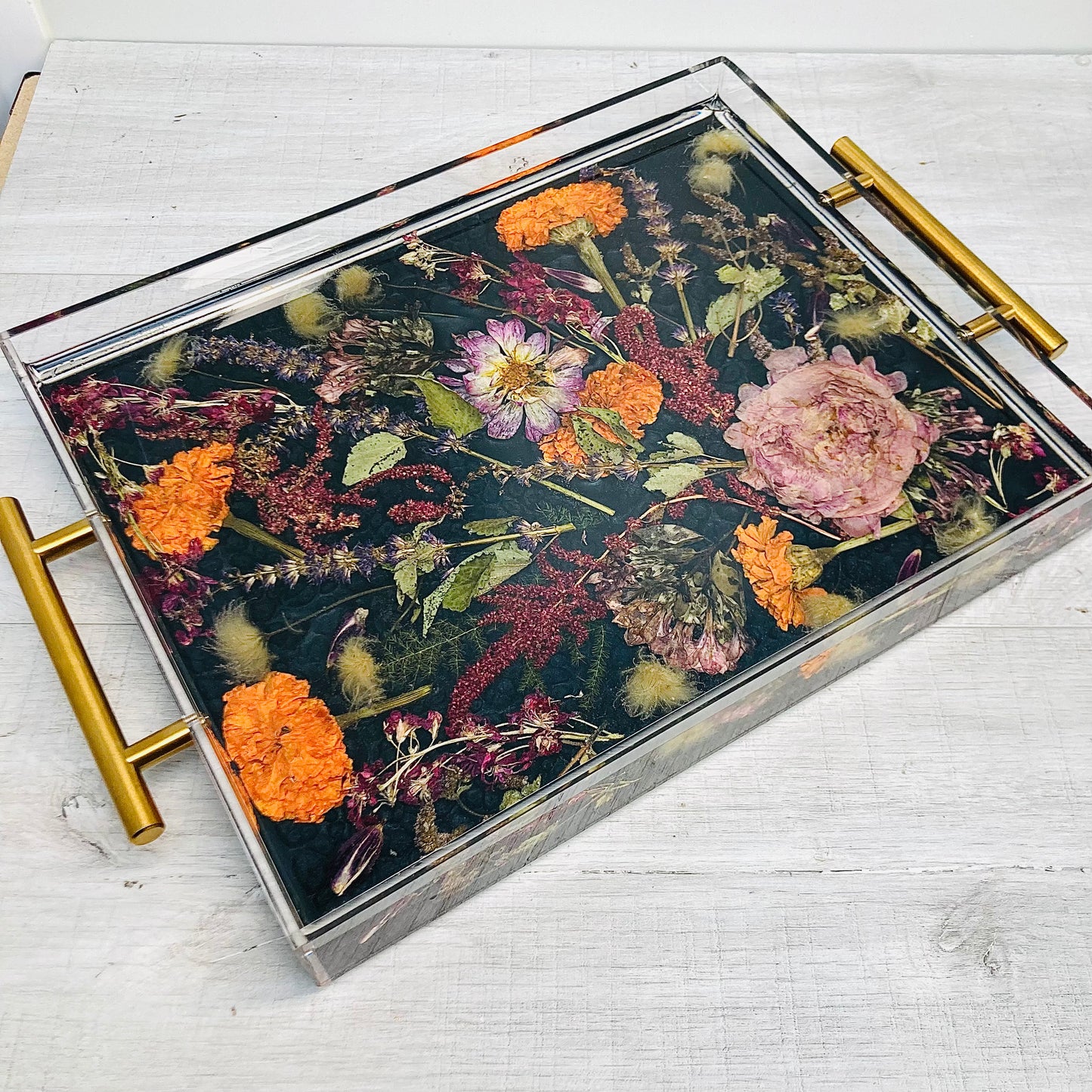 Flower Preservation lipped tray