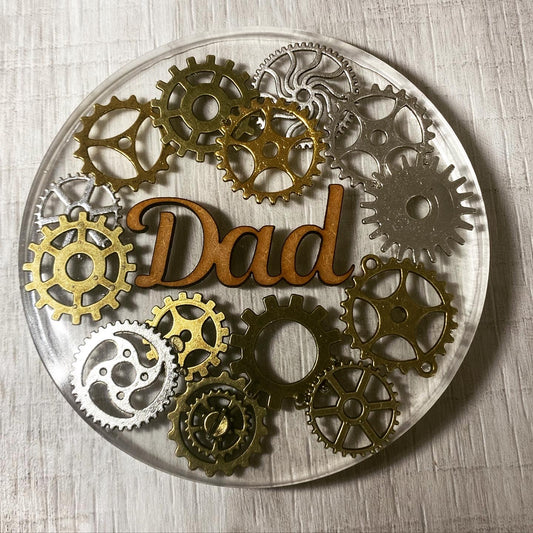 Personalised Steampunk Coaster