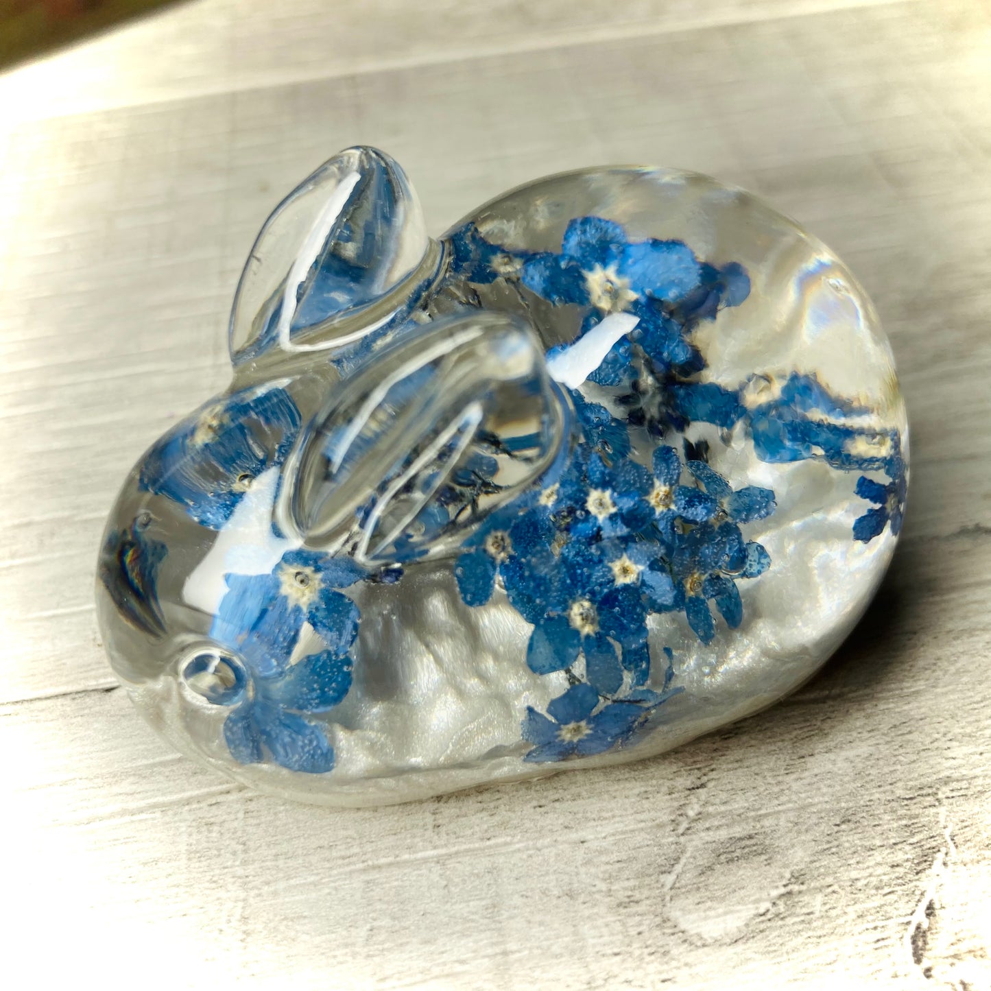 Flower Preservation rabbit ornament