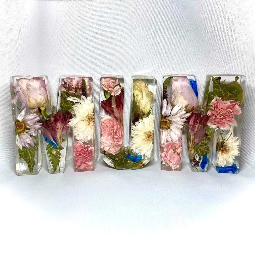 Flower Preservation 11cm letters