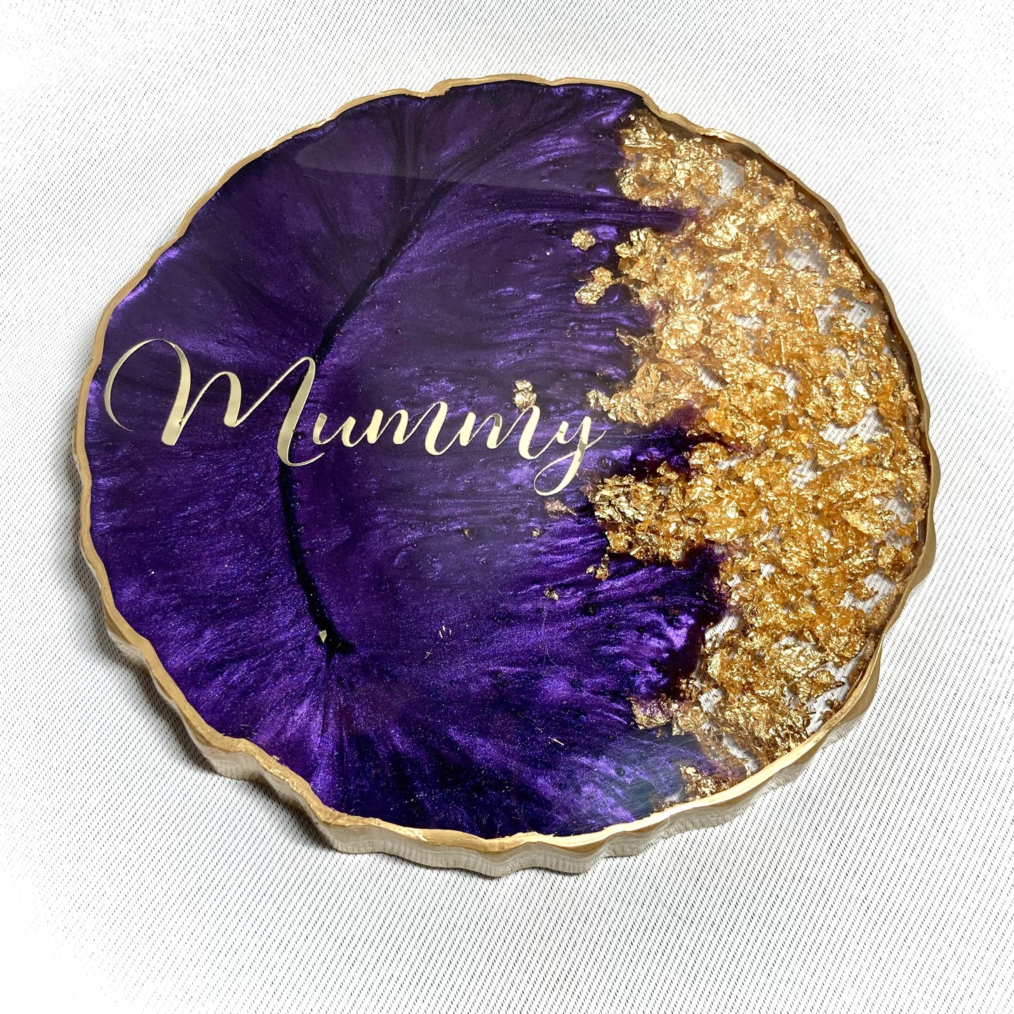 Personalised Geode Coaster