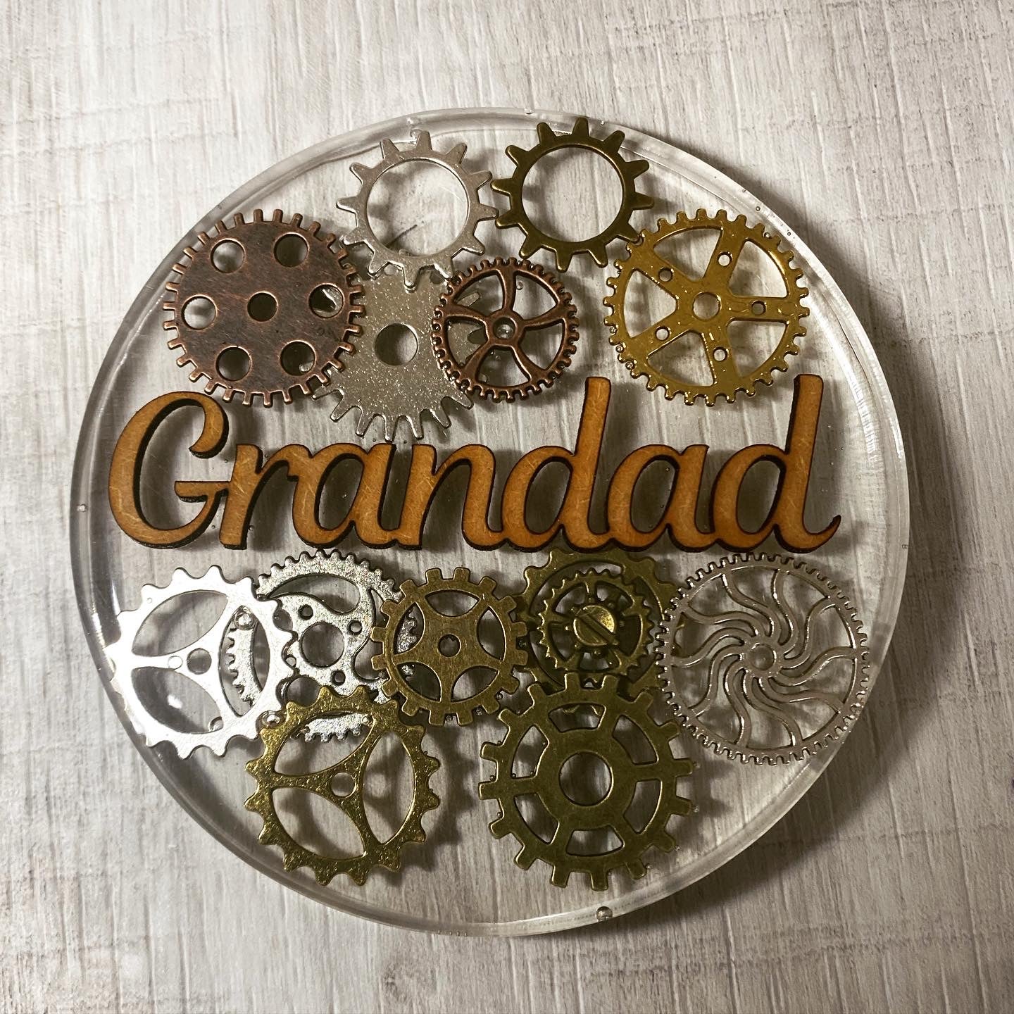 Personalised Steampunk Coaster