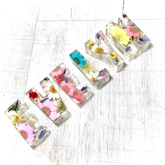 Freestanding Floral Letters