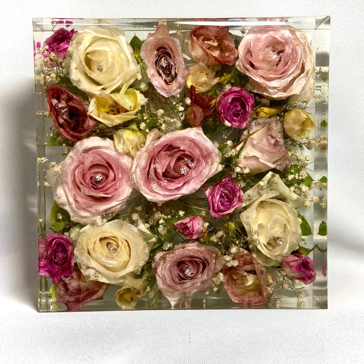 Flower Preservation 20cm display block