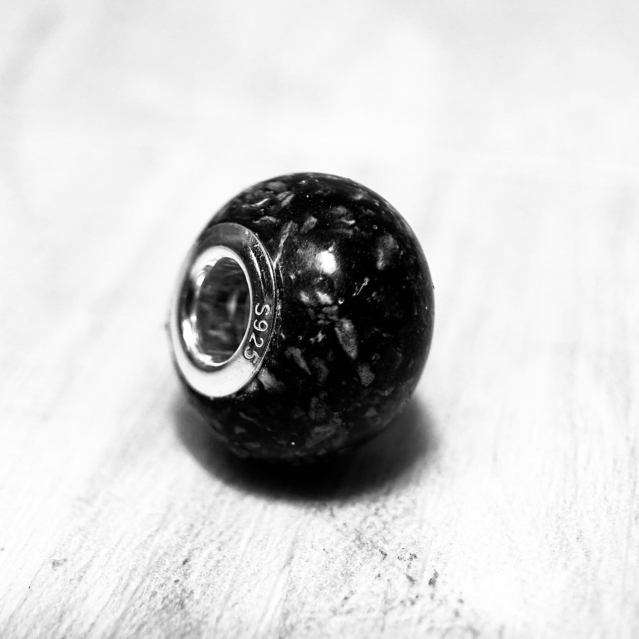 Round Cremation Bead