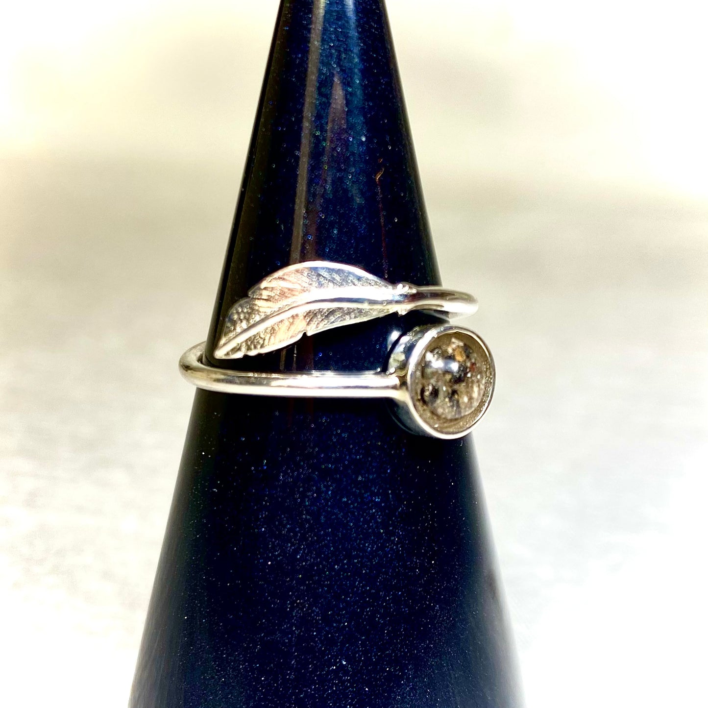 Adjustable Feather Cremation Ring