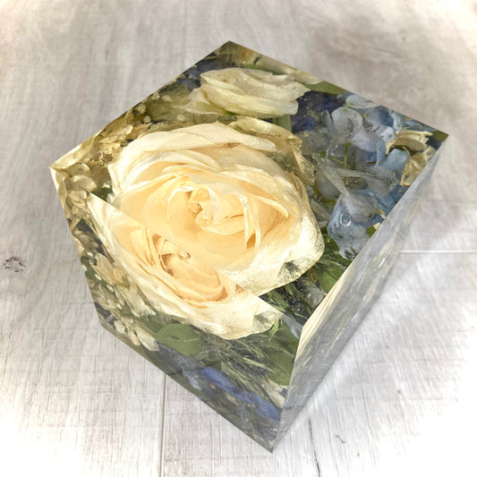 Flower Preservation 8cm cube