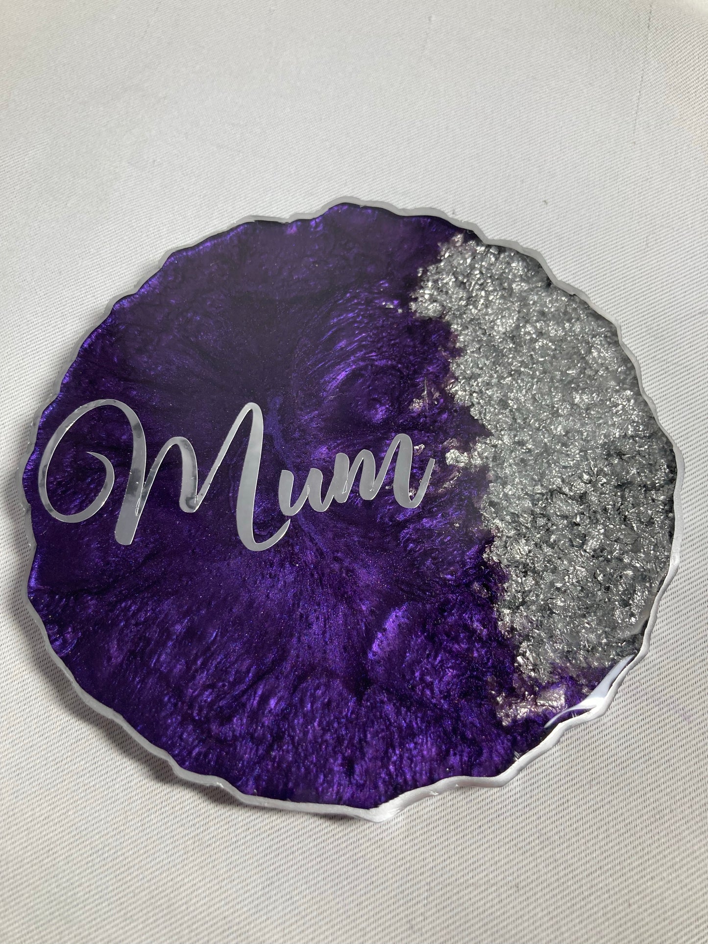 Personalised Geode Coaster