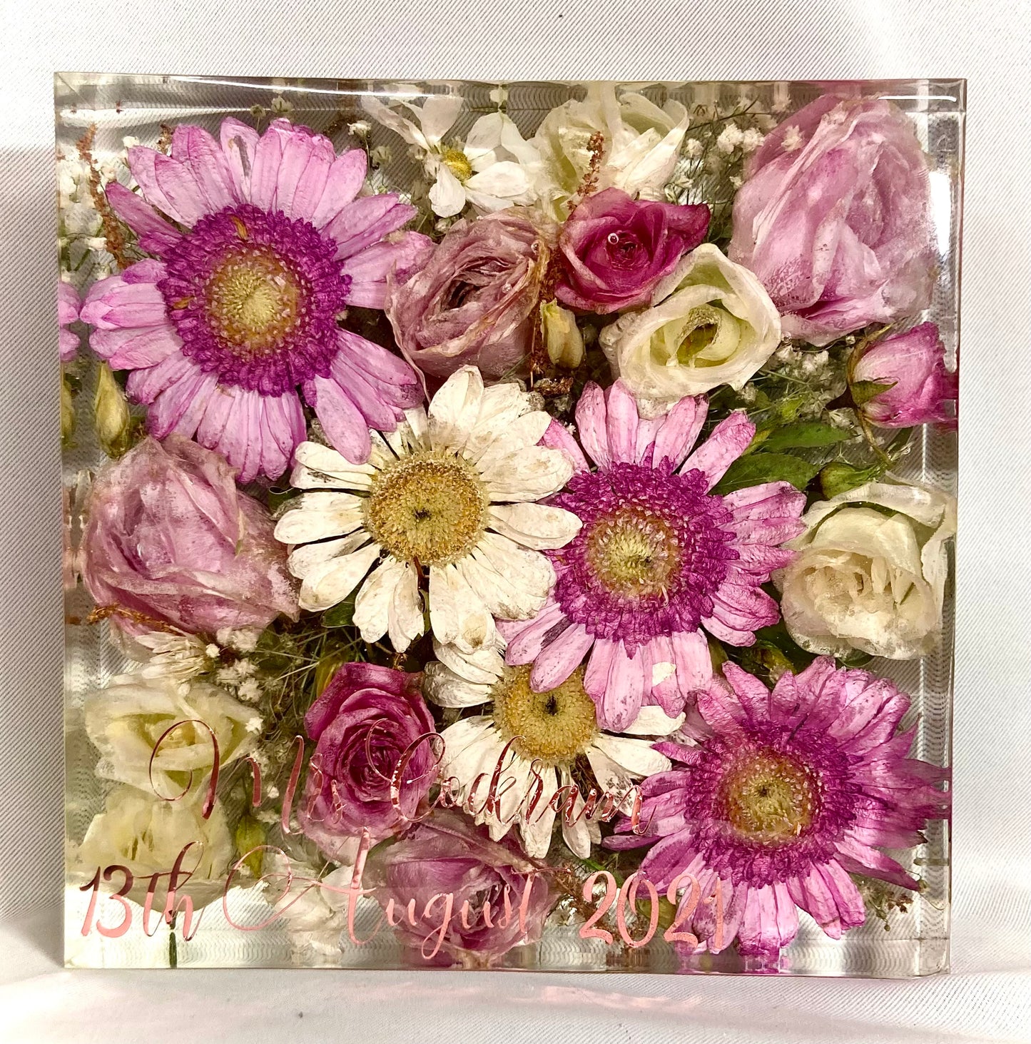Flower Preservation 20cm display block