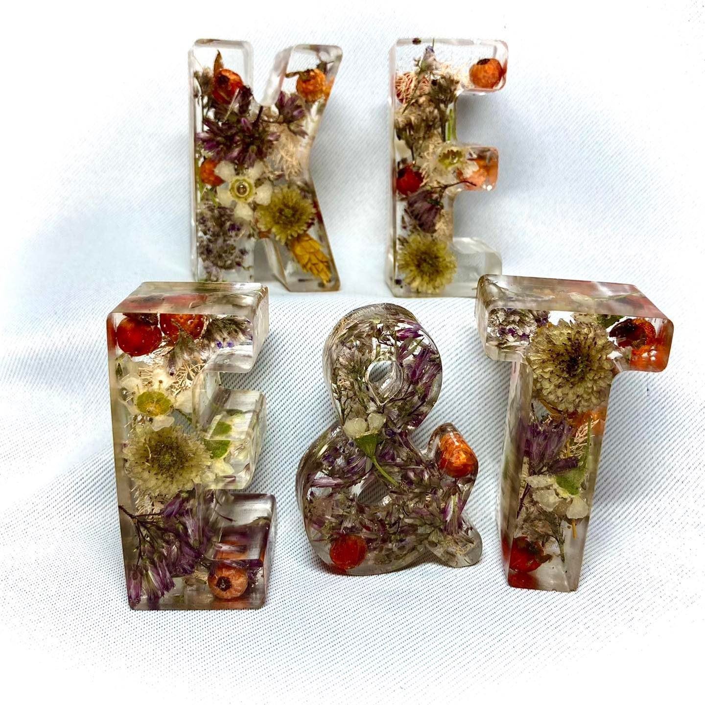 Flower Preservation 5cm letters