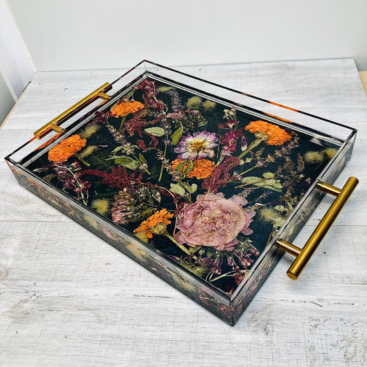 Flower Preservation lipped tray